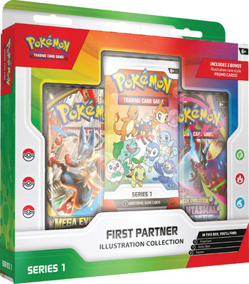 Preorder: Pokémon TCG: First Partner Illustration Collection - Series 1