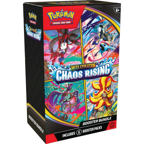 Preorder: Pokémon TCG: Mega Evolution Chaos Rising - Booster Bundle