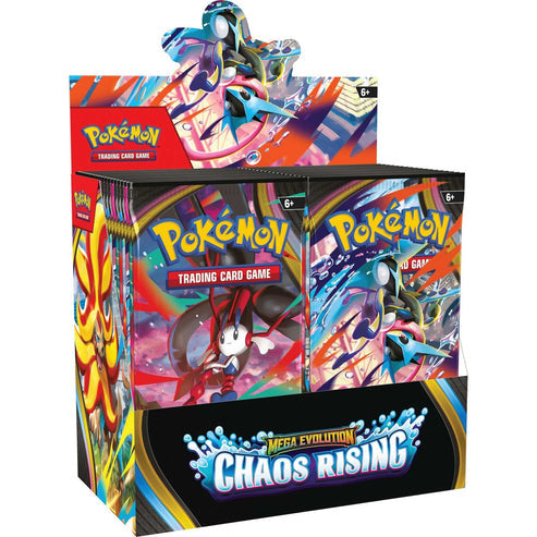 Preorder: Pokémon TCG: Mega Evolution Chaos Rising - Booster Display